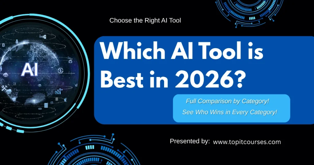 AI Tools Comparison 2026 (By Category) The Best AI Tools for Every Use Case