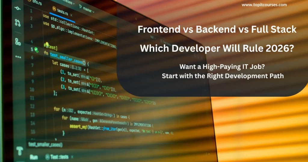 Frontend vs Backend vs Full Stack