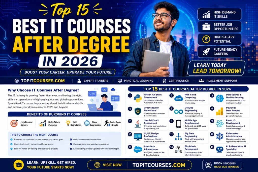 Top 15 Best IT Courses After Degree in 2026