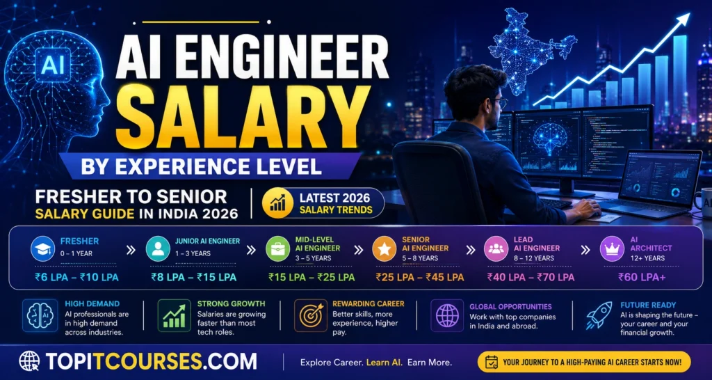 AI Engineer Salary by Experience Level: Fresher to Senior Salary Guide in India 2026